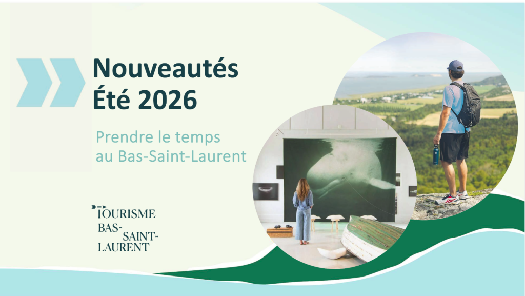 Guide des nouveautés 2026 Tourisme Bas-Saint-laurent