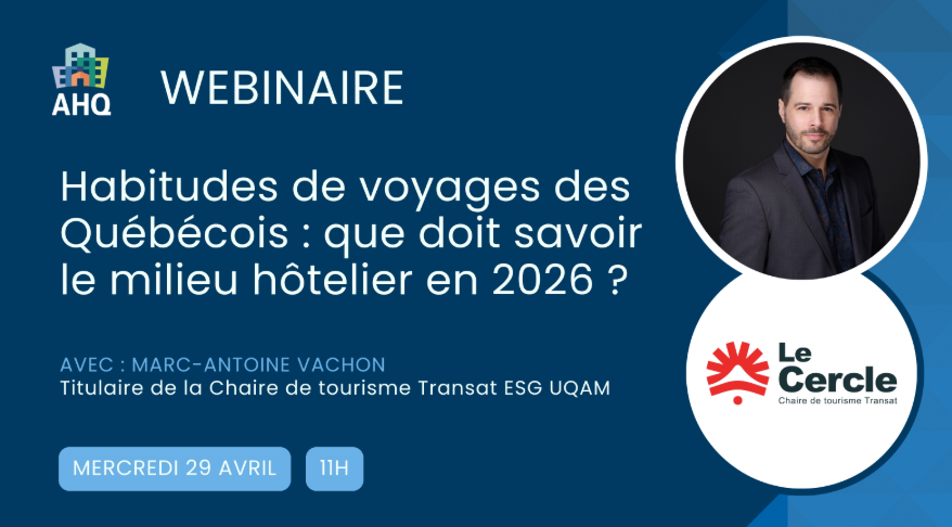 Webinaire - Habitudes de voyage
